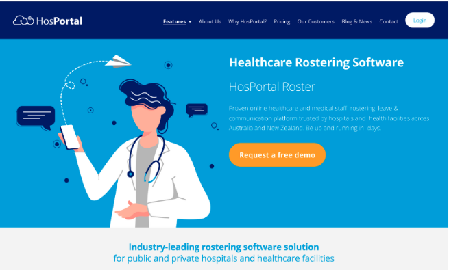 Dated website — before